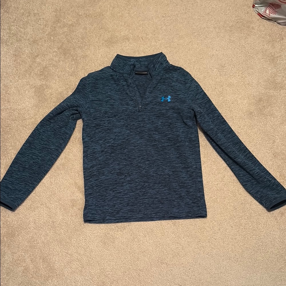 EUC Under Armour Kids Blue Long Sleeve Shirt